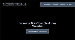Desktop Screenshot of microtia.com