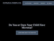 Tablet Screenshot of microtia.com