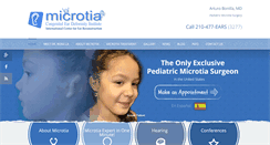 Desktop Screenshot of microtia.net