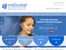 Tablet Screenshot of microtia.net
